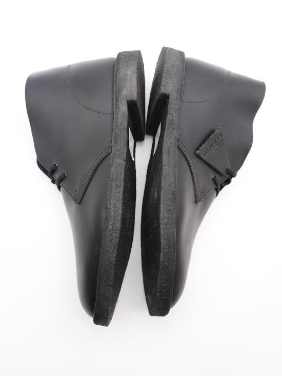 Clarks Originals Desert Boots Men\'s 12 M Black Leather Chukka Ankle Crepe Sole main image 10